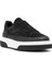 Erkek Siyah Kalın Tabanlı Süet Deri Sneaker 25WFD641310 6