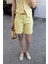 Regular Premium Denim Şort- Sarı 3