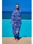 Lacivert Desenli Bağcıklı Pareo Kimono – RP2502 2