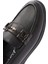 Kadın Siyah Toka Detaylı Deri Comfort Loafer 25AFD150418 9
