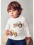 Erkek Bebek Traktör Baskılı Sweatshirt 1