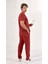Yanık Turuncu U-Flex Likralı Scrubs Takım 3