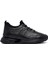 Erkek Siyah Bağcıklı Kalın Tabanlı Deri Casual Sneaker 25WFD642218 1