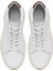 Erkek Beyaz Bağcıklı Kalın Tabanlı Deri Sneaker 25WFD611618 7