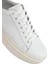 Erkek Beyaz Bağcıklı Kalın Tabanlı Deri Sneaker 25WFD611618 10