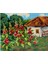 Baskılı Goblen Bahçe 2461 24*30 cm 1