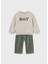 Erkek Bebek Kadife Pantolon ve Sweatshirt Set 1