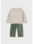 Erkek Bebek Kadife Pantolon ve Sweatshirt Set 2