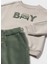 Erkek Bebek Kadife Pantolon ve Sweatshirt Set 3