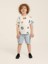Erkek Bebek Pamuklu Desenli T-Shirt 1