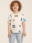 Erkek Bebek Pamuklu Desenli T-Shirt 4