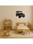 Modern Jeep Illüstrasyonlu Mdf Duvar Tablosu - LORCE3518-9828 3