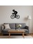 Bisikletçi Emoji Dekoratif Tablo - LORCE4980-1823 4