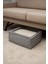2 Adet Pencereli Imperteks Kumaş Suya Dayanıklı Destekli Telli Büyük Boy Plus Baza Altı Çok Amaçlı Organizer Hurç 66 x 46 x 20 cm 4