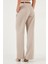 Wide Leg Yüksek Bel Geniş Paça Palazzo Pantolon Bayan Pantolon 65271262 6