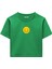 Winky Smiley Baskılı Kadın Crop T-Shirt 1