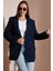 Relaxed Fit Mono Yaka Cepli Blazer Ceket Bayan Ceket 611BC00132 1