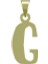 14 Ayar Altın G Harfi Kolye Ucu 0.3 Gr, KC16606 Kodlu 3