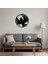 Barış Güvercini Yuvarlak Dekoratif Duvar Tablosu - LORCE8165-5205 4