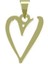 14 Ayar Altın Kalp Kolye Ucu 0.3 Gr, KC17520 Kodlu 3