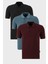 Pamuklu Regular Fit Düğmeli Polo Yaka 3'lü Paket T Shirt Erkek T Shirt 5902127S3 1