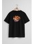 Oversize Croissant Bread Kruvasan Sepeti Göğüs Tasarımlı Unisex T-Shirt 1