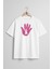 Oversize Breast Cancer Awareness Awareness Ribbon Göğüs Tasarımlı Unisex T-Shirt 1