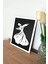 Modern Beyaz Çerçeveli Ahşap Semazen (Mevlana) Tablosu – 25X20 cm 3