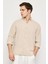 Keten Uzun Kollu Oversize Gömlek 2