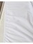 Fitted Pamuklu Kumaş Yatak Çarşaf ve Yastık Kılıf Takımı-Lastikli-Solmaya Dayanıklı-Beyaz 5