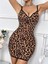 Leopar Desenli Sırt Dekolteli Fantezi Gecelik 4