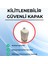 480 ml Beyaz Duvara Monte Sıvı Sabun Dispenseri | Premium Kalite Abs Gövde, Anahtarlı, Şık ve Güvenli 5