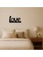 Aşk Temalı Mdf Kalp Motifli Duvar Tablosu - LORCE3280-1355 1
