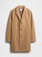 Erkek Açık Kahve 100% Geri Dönüştürülmüş Relaxed Üst Palto 2