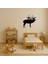 Minimalist Geyik Motifli Duvar Tablosu - LORCE5361-3264 3