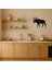 Modern Geyik Silüeti Dekoratif Tablo - LORCE3987-4094 2