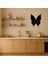 Zarif Kelebek ve Çiçek Motifli Mdf Tablo - LORCE5546-3991 2