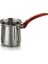 Çelik Cezve No.6 Büyük Boy - Kahve Cezvesi Metal ( 8 Fincan- Çap 10 cm 800 ml ) 1