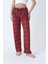 Ekose Desenli Beli Lastikli Unisex Pijama Altı 1