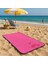 Büyük Boy Pembe Renk Microfiber Sporcu ve Plaj Havlusu Çok Amaçlı 80*130 cm 3