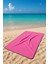 Büyük Boy Pembe Renk Microfiber Sporcu ve Plaj Havlusu Çok Amaçlı 80*130 cm 5