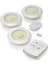 Uzaktan Kumandalı Pilli LED Aydınlatma, 3 Lü Portatif LED Işık Set 1