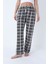 Ekose Desenli Beli Lastikli Unisex Pijama Altı 1