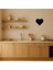 Kalp Şekilli Mdf Dekoratif Duvar Tablosu - ALVN4601-8638 2