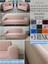Süet Detaylı Angora Kumaş 3+2+1+1 Komple Giydirme Kanepe&çekyat, Bohem, Vb. Model Koltuk Kılıfı 1