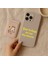 iPhone 12-12 Pro Baskılı Silikon Kılıf ve Kum Pembe Silikon Kartlık 3
