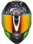 M-910 Pro Green Skull Full Face Kask – Güneş Vizörlü, Dot/ce Onaylı, Intercom Uyumlu 2