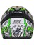 M-910 Pro Green Skull Full Face Kask – Güneş Vizörlü, Dot/ce Onaylı, Intercom Uyumlu 3