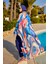 Geometrik Renkli Desenli Bağcıklı Pareo Kimono – P2508 4