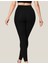 Toparlayıcı Yüksek Bel Kadın Günlük Spor Parlak Tayt ( Siyah, L ) 2